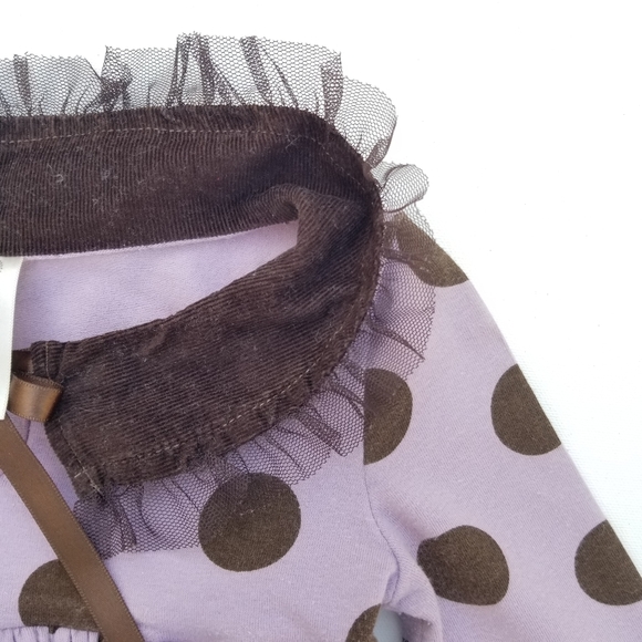 PERSNICKETY Boutique Dress Tunic Polka Dot Sz 3T - Picture 4 of 9